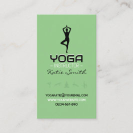 Yoga-Lehrer/Instrukteur - Visitenkarte