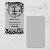 Yoga-Lehrer/Instrukteur - Visitenkarte (Vorne/Hinten)