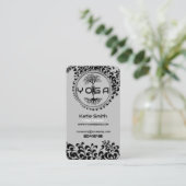 Yoga-Lehrer/Instrukteur - Visitenkarte (Stehend Vorderseite)