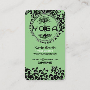 Yoga-Lehrer/Instrukteur - Visitenkarte