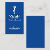 Yoga-Lehrer/Instrukteur - Visitenkarte (Vorne/Hinten)