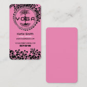 Yoga-Lehrer/Instrukteur - Visitenkarte (Vorne/Hinten)