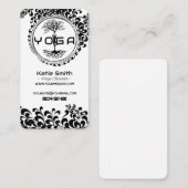 Yoga-Lehrer/Instrukteur - Visitenkarte (Vorne/Hinten)