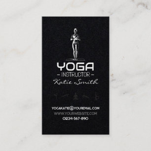 Yoga-Lehrer/Instruktor-Visitenkarte Visitenkarte
