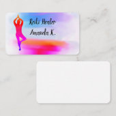 Yoga-Lehrer, Lehrer, Life Coach Visitenkarte (Vorne/Hinten)