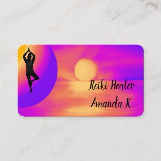 Yoga-Lehrer, Lehrer, Life Coach Visitenkarte