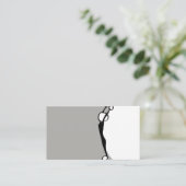 Yoga-Lehrer-Lehrer-Visitenkarte Visitenkarte (Stehend Vorderseite)