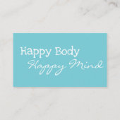 Yoga-Lehrer-Lehrer-Visitenkarte Visitenkarte (Rückseite)