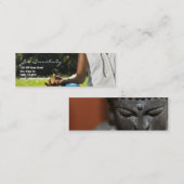 Yoga-Lehrer-/Liebhaber-Visitenkarte Mini Visitenkarte (Vorne/Hinten)