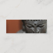 Yoga-Lehrer-/Liebhaber-Visitenkarte Mini Visitenkarte (Rückseite)