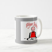 Yoga-Lehrer---Lotos-Positions-Strichmännchen Kaffeetasse (VorderseiteRechts)