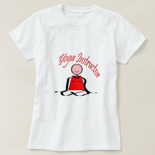 Yoga-Lehrer---Lotos-Positions-Strichmännchen T-Shirt