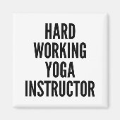 Yoga-Lehrer Magnet (Vorne)