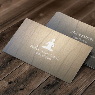 Yoga-Lehrer-Meditations-eleganter Zen-Hintergrund Visitenkarte