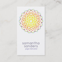 Yoga Lehrer Shining Rainbow Mandala