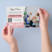 Yoga-Lehrer-Studio-Klassen Flyer (Handgriff)