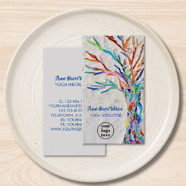 Yoga-Lehrer Tree of Life-Logo-Visitenkarte Visitenkarte