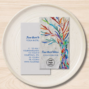 Yoga-Lehrer Tree of Life-Logo-Visitenkarte Visitenkarte
