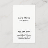 Yoga-Lehrer und Reiki VorlagenVisitenkarten Visitenkarte (Rückseite)