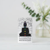 Yoga-Lehrer und Reiki VorlagenVisitenkarten Visitenkarte (Stehend Vorderseite)