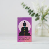 Yoga-Lehrer und Reiki VorlagenVisitenkarten Visitenkarte (Stehend Vorderseite)