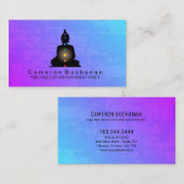 Yoga-Lehrer und Reiki VorlagenVisitenkarten Visitenkarte (Vorne/Hinten)