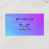 Yoga-Lehrer und Reiki VorlagenVisitenkarten Visitenkarte (Rückseite)