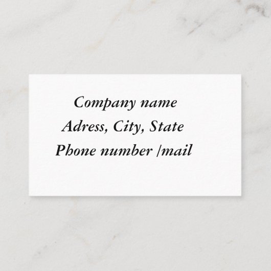 Yoga-Lehrer Visitenkarte (Rückseite)