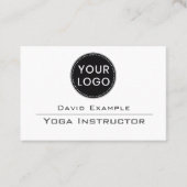 Yoga-Lehrer Visitenkarte (Vorderseite)