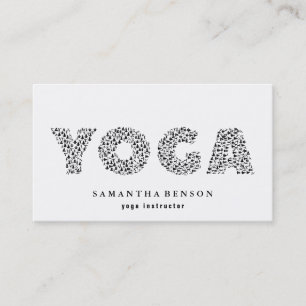 Yoga-Lehrer Visitenkarte
