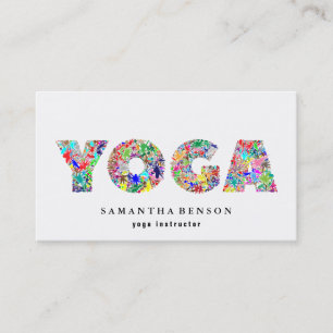 Yoga-Lehrer Visitenkarte