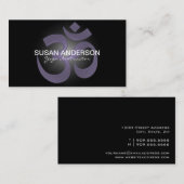 YOGA Lehrer-Visitenkarte Visitenkarte (Vorne/Hinten)