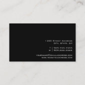 YOGA Lehrer-Visitenkarte Visitenkarte (Rückseite)