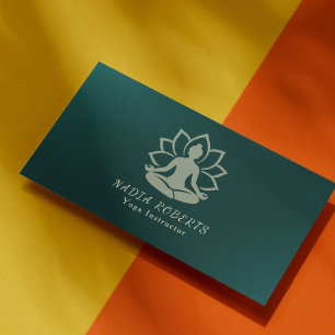 Yoga-Lehrer Visitenkarte   Vorlage
