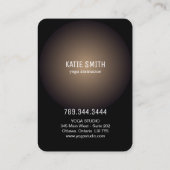 Yoga-Lehrer-Visitenkarten Visitenkarte (Rückseite)