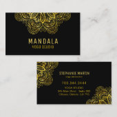 Yoga-Lehrer-Visitenkarten Visitenkarte (Vorne/Hinten)