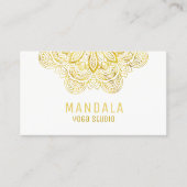 Yoga-Lehrer-Visitenkarten Visitenkarte (Vorderseite)