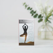 Yoga-Lehrer, Yoga-Klasse Visitenkarte (Stehend Vorderseite)