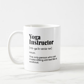 Yoga-Lehrer,Yoga-Lehrer,Yoga-Klasse Kaffeetasse
