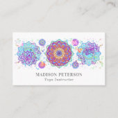 Yoga Lehrerin Lehrerin Spirituelle Trainerin Manda Visitenkarte (Vorderseite)