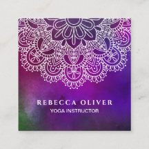 Yoga-Lehrerlila WatercolorMandala