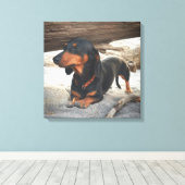 Yoga Leinwanddruck (Insitu (Holzboden))