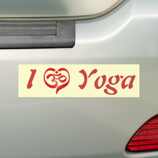 Yoga-Liebe Autoaufkleber (Auf Auto)
