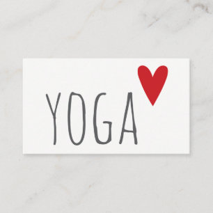 Yoga-Liebe-Geschäftskarte Visitenkarte