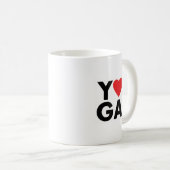 YOGA-LIEBE KAFFEETASSE (VorderseiteRechts)