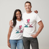 "Yoga-Liebe" "Partner-Pose" "Herz-zu-Herzen" T-Shirt (Unisex)