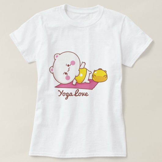 Yoga Liebe T - Shirt (Design vorne)