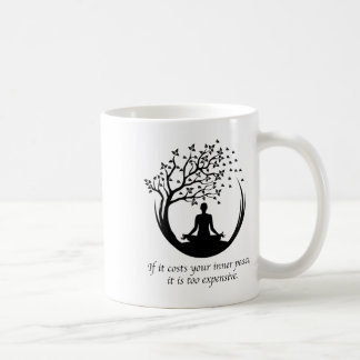 Yoga-Liebhaber Meditation Yoga Namaste Inspiration Kaffeetasse