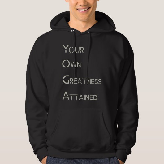 Yoga Life Hoodie (Vorderseite)