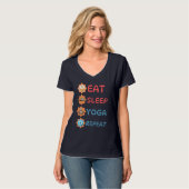 Yoga Lifestyle T-Shirt (Vorderseite Vollansicht)